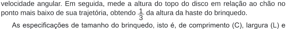Trecho original com figura, tabela ou fórmula da questão 106 do ENEM 2019 - 2º Dia – Caderno 6 – Cinza (Ampliada) – Aplicação Regular.