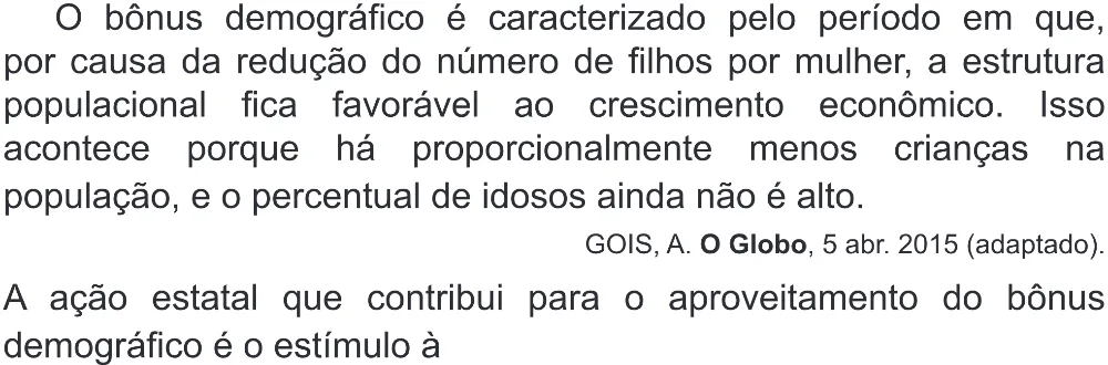 Trecho original com figura, tabela ou fórmula da questão 76 do ENEM 2019 - 1º Dia – Caderno 2 – Amarelo (Superampliada) – Aplicação Regular.