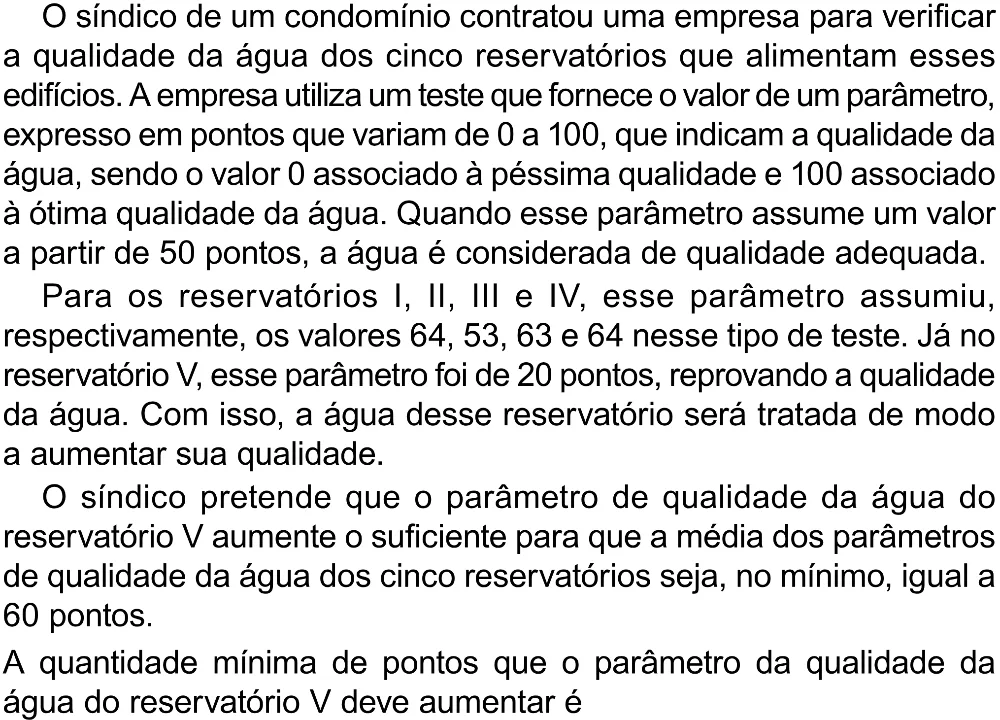 Trecho original com figura, tabela ou fórmula da questão 165 do ENEM 2023 - 2º Dia – Caderno 8 – Rosa (Superampliada) – Reaplicação/PPL.