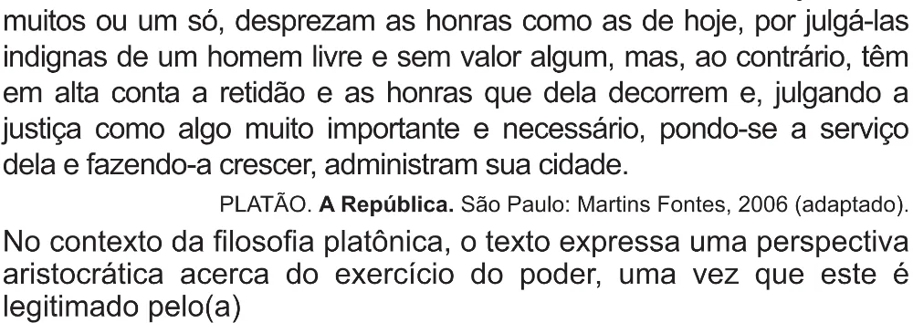Trecho original com figura, tabela ou fórmula da questão 49 do ENEM 2021 - 1º Dia – Caderno 2 – Amarelo (Superampliada) – Reaplicação/PPL/Segunda Oportunidade.