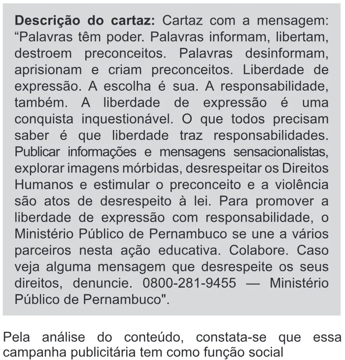 Trecho original com figura, tabela ou fórmula da questão 7 do ENEM 2019 - 1º Dia – Caderno 9 – Laranja (Braile e Ledor) – Aplicação Regular.