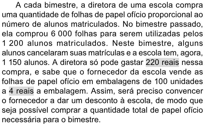 Trecho original com figura, tabela ou fórmula da questão 174 do ENEM 2023 - 2º Dia – Caderno 11 – Laranja (braile e ledor) – Aplicação Regular.