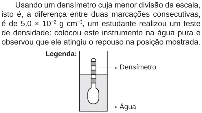 Trecho original com figura, tabela ou fórmula da questão 127 do ENEM 2018 - 2º Dia - Caderno 5 - Amarelo – Aplicação regular.