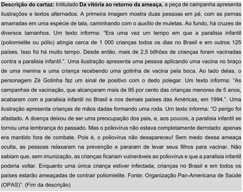 Trecho original com figura, tabela ou fórmula da questão 11 do ENEM 2025 - 1º Dia – Caderno 9 – Laranja (Braile e ledor) – Aplicação Regular - Leitor de tela (NVDA) - Belém, Ananindeua e Marituba.