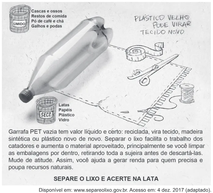 Trecho original com figura, tabela ou fórmula da questão 28 do ENEM 2018 - 1º Dia - Caderno 1 - Azul – Aplicação regular.
