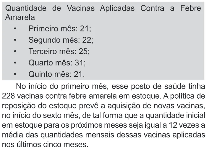 Trecho original com figura, tabela ou fórmula da questão 167 do ENEM 2016 - 2º Dia - Caderno 6 - Cinza – Aplicação regular - Ledor.