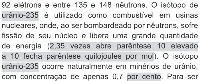 Trecho original com figura, tabela ou fórmula da questão 86 do ENEM 2015 - 1º Dia - Caderno 11 - Branco – Reaplicação/PPL - Ledor.