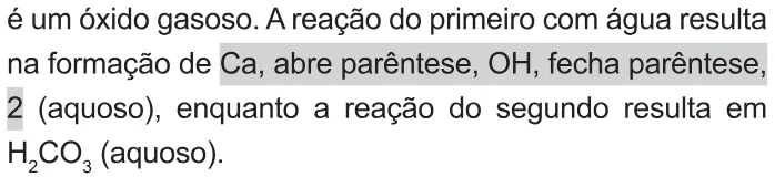 Trecho original com figura, tabela ou fórmula da questão 128 do ENEM 2021 - 2º Dia – Caderno 11 – Laranja (braile e ledor) – Reaplicação/PPL/Segunda Oportunidade.