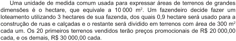 Trecho original com figura, tabela ou fórmula da questão 138 do ENEM 2021 - 2º Dia – Caderno 5 – Amarelo (Ampliada) – Aplicação Regular.