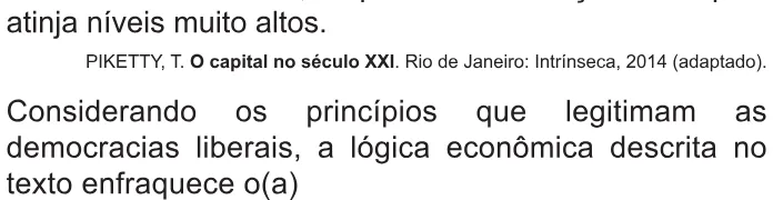 Trecho original com figura, tabela ou fórmula da questão 88 do ENEM 2021 - 1º Dia – Caderno 2 – Amarelo – Aplicação Regular.