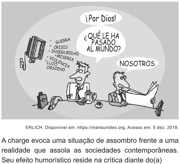 Trecho original com figura, tabela ou fórmula da questão 2 (espanhol) do ENEM 2021 - 1º Dia – Caderno 3 – Branco – Aplicação Regular.