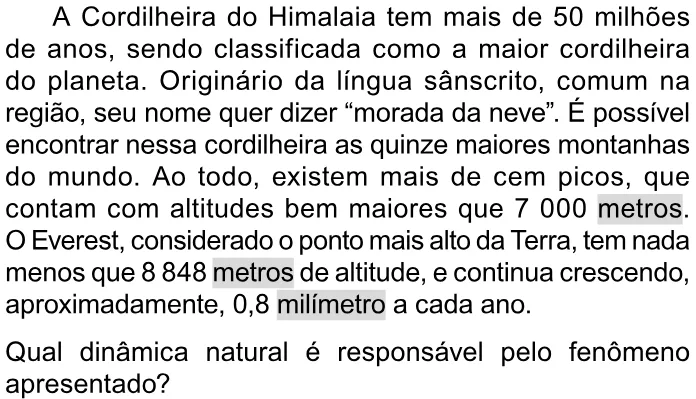 Trecho original com figura, tabela ou fórmula da questão 64 do ENEM 2023 - 1º Dia – Caderno 9 – Laranja (Braile e ledor) – Aplicação Regular.