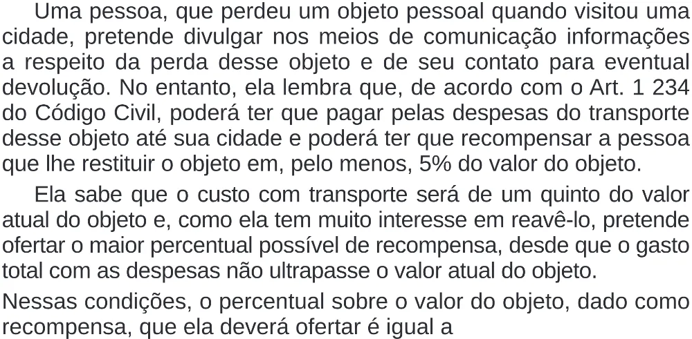 Trecho original com figura, tabela ou fórmula da questão 153 do ENEM 2019 - 2º Dia – Caderno 6 – Cinza (Superampliada) – Aplicação Regular.