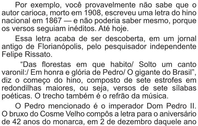 Trecho original com figura, tabela ou fórmula da questão 20 do ENEM 2021 - 1º Dia – Caderno 2 – Amarelo – Aplicação Regular.