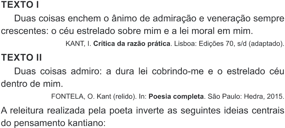 Trecho original com figura, tabela ou fórmula da questão 70 do ENEM 2019 - 1º Dia – Caderno 2 – Amarelo (Superampliada) – Aplicação Regular.